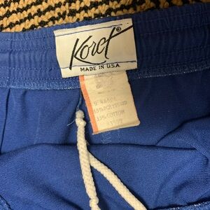 Koret Royal Blue Cotton-Poly a-line skirt